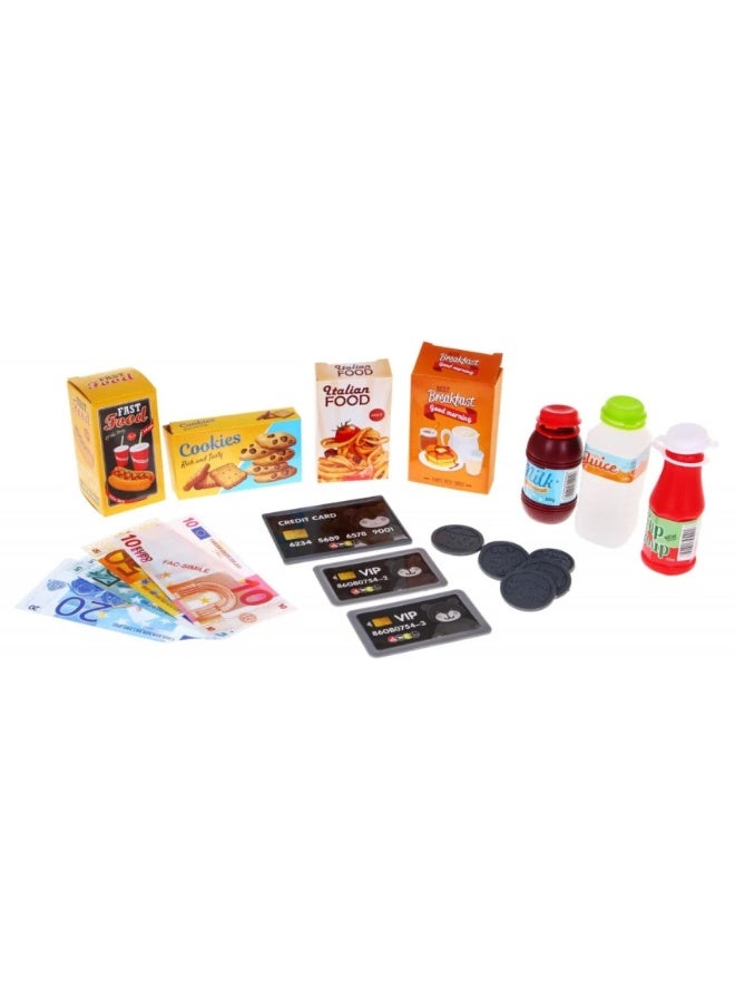 Kids Cash Register Toy with Touch Panel, Card Reader & Scale – Lights & Sounds – Pretend Play Toy 3 Years+ - Image 3